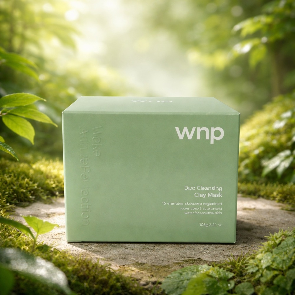 ✨ WNP Duo Cleansing Clay Mask | Gentle 15-Minute Skincare Treatment